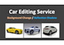 do car photo edit, cutout, transparent and reflection shadow